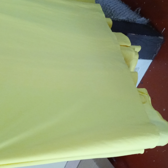 Vibrant Yellow Caché Beaded One-Shoulder Gown Full-Length Dress Women's 10 NWT - Picture 5 of 11